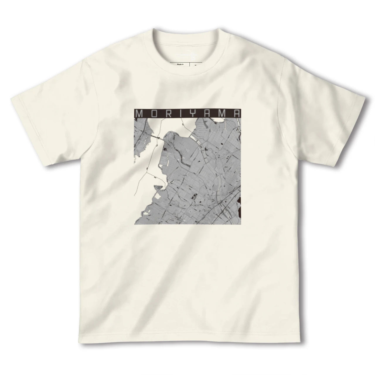 【守山(滋賀県)】地図柄ヘビーウェイトTシャツ