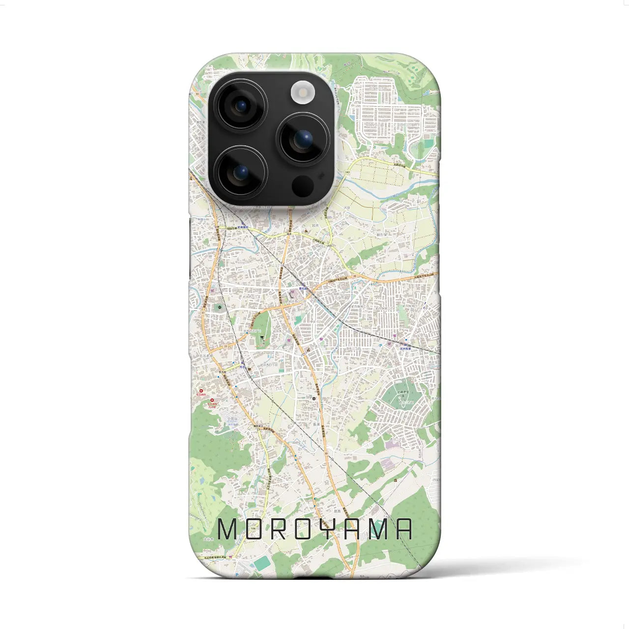 【毛呂山(埼玉県)】地図柄iPhoneケース(バックカバータイプ)