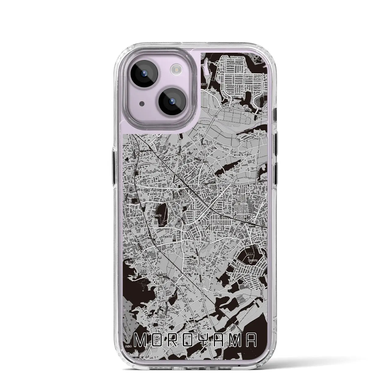 【毛呂山(埼玉県)】地図柄iPhoneケース(MagSafeタイプ)