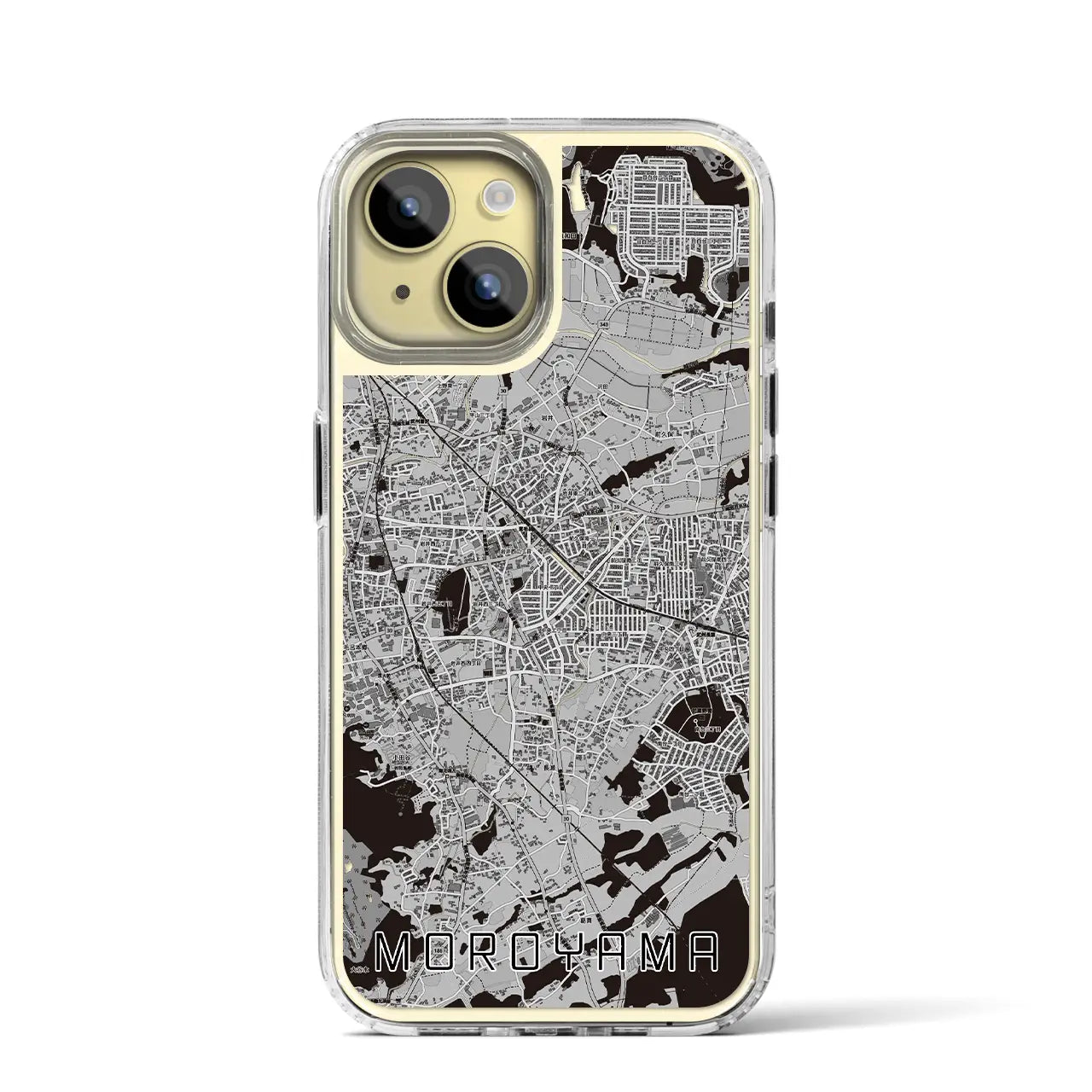 【毛呂山(埼玉県)】地図柄iPhoneケース(MagSafeタイプ)