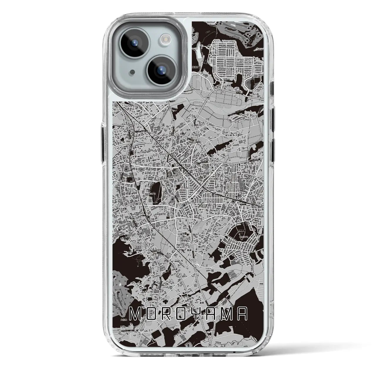 【毛呂山(埼玉県)】地図柄iPhoneケース(MagSafeタイプ)