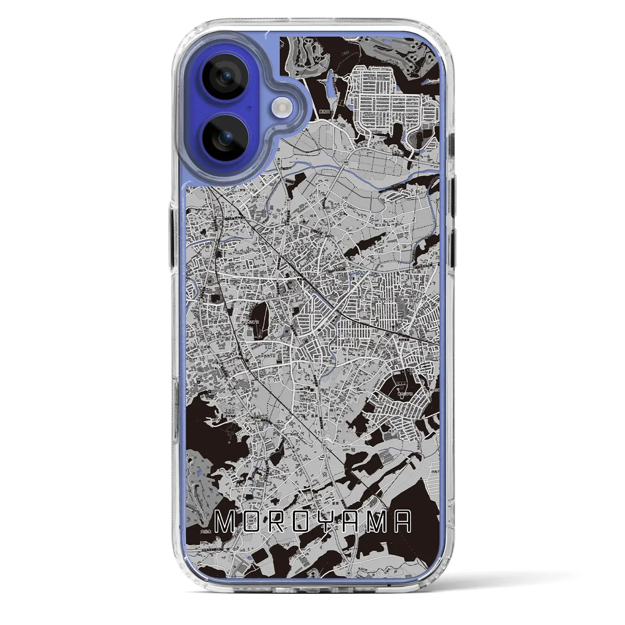 【毛呂山(埼玉県)】地図柄iPhoneケース(MagSafeタイプ)