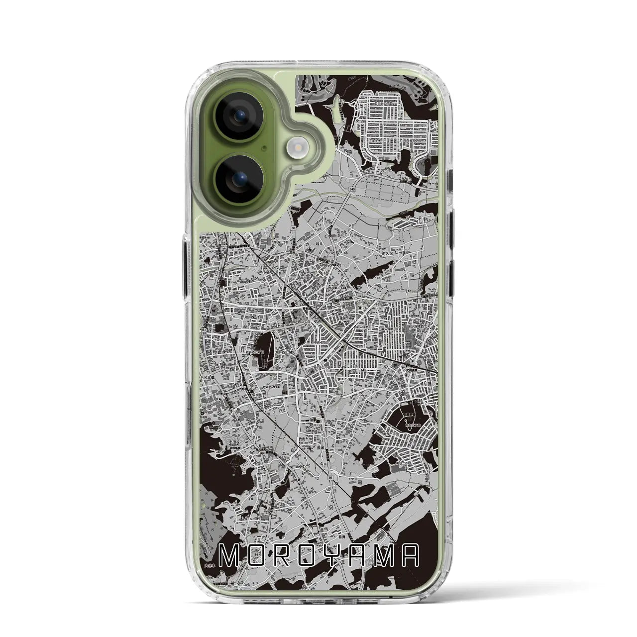 【毛呂山(埼玉県)】地図柄iPhoneケース(MagSafeタイプ)