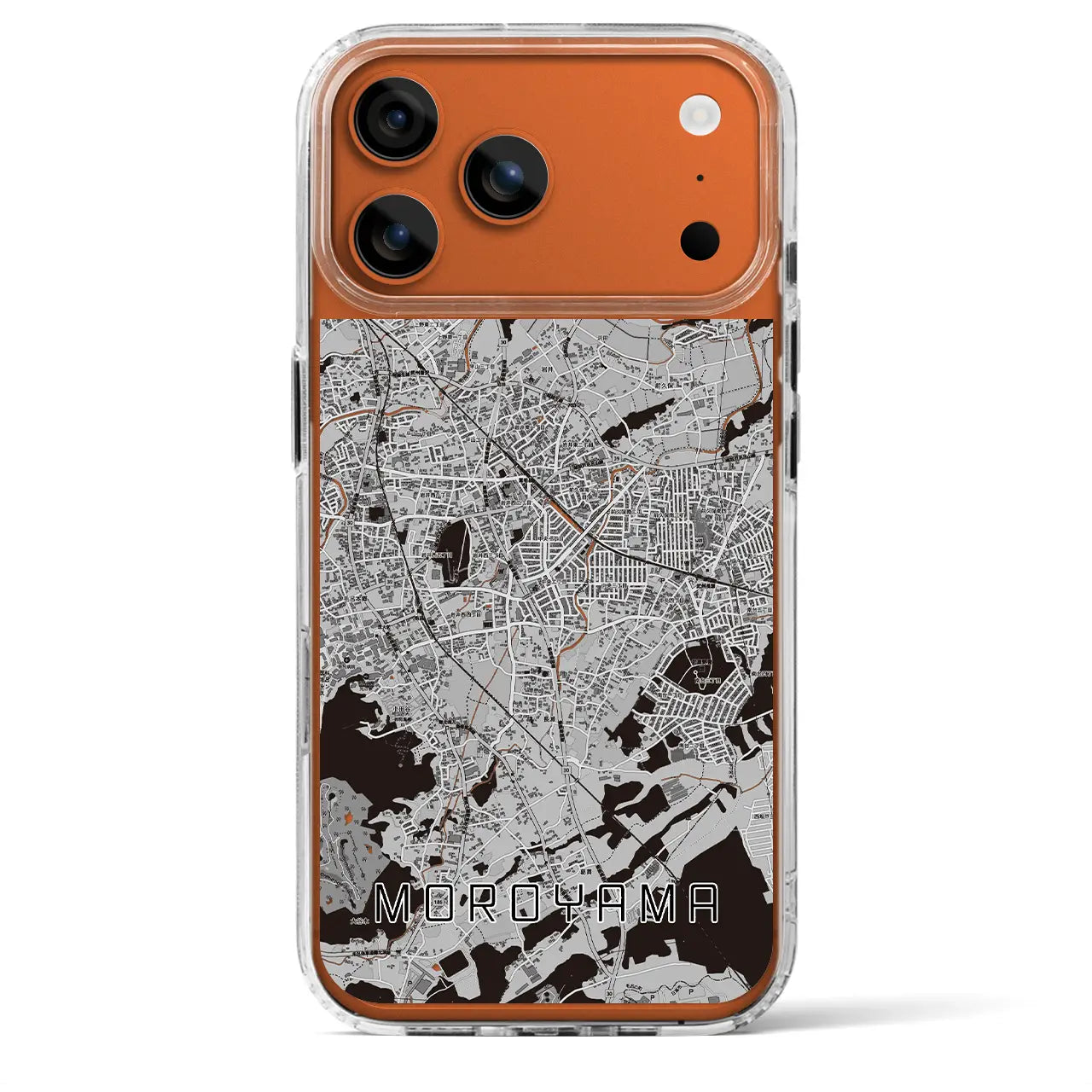 【毛呂山(埼玉県)】地図柄iPhoneケース(MagSafeタイプ)