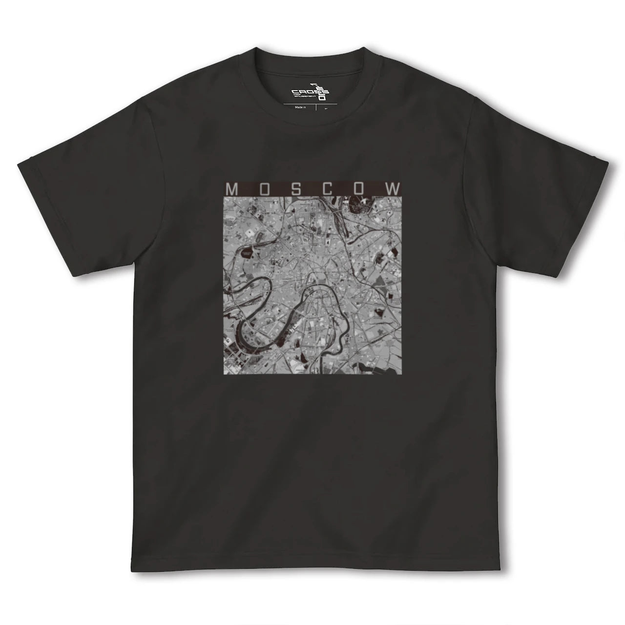 【モスクワ(ロシア)】地図柄ヘビーウェイトTシャツ