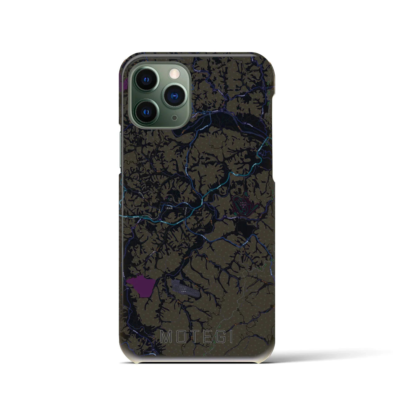 【茂木(栃木県)】地図柄iPhoneケース(バックカバータイプ)