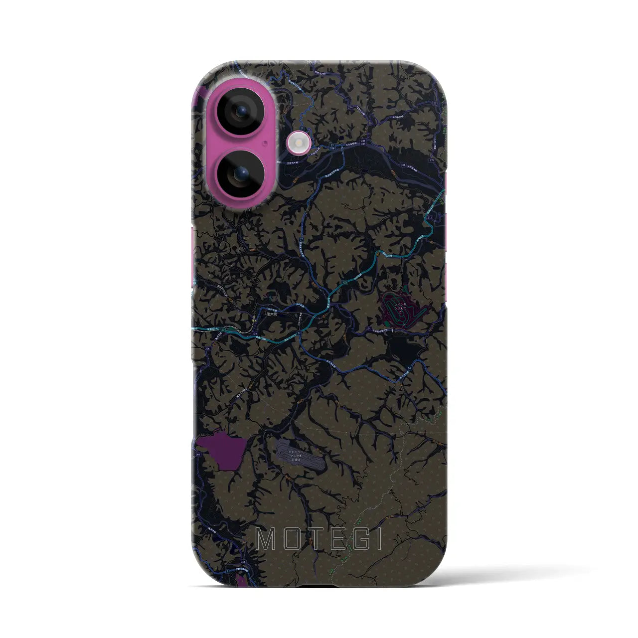 【茂木(栃木県)】地図柄iPhoneケース(バックカバータイプ)