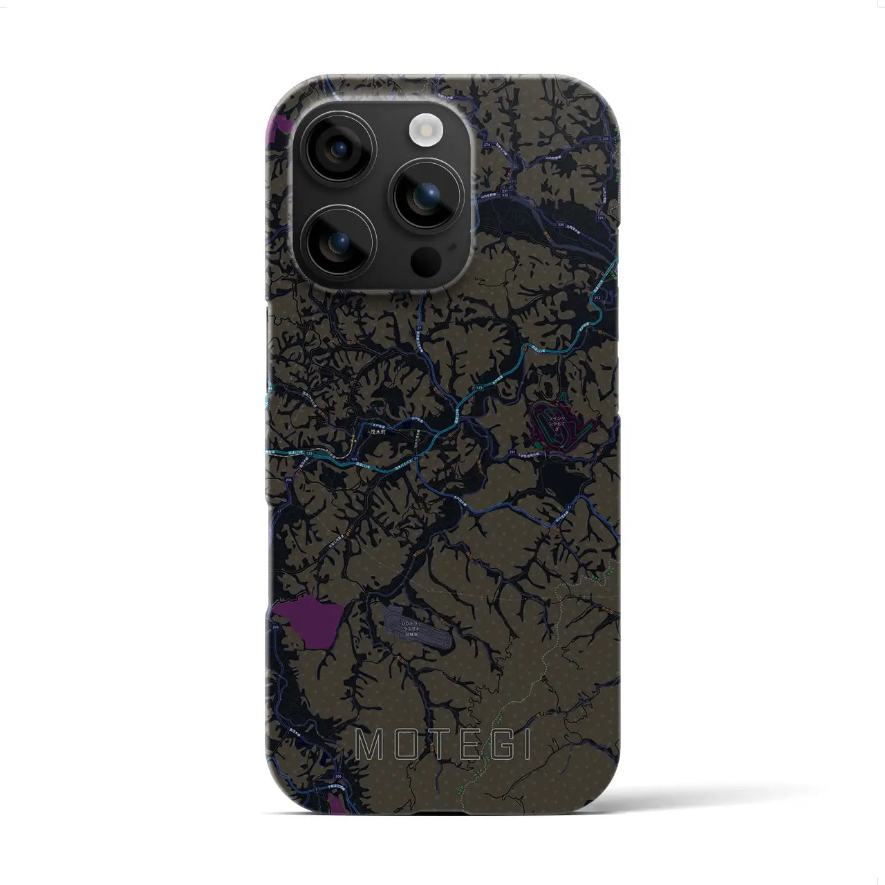 【茂木(栃木県)】地図柄iPhoneケース(バックカバータイプ)