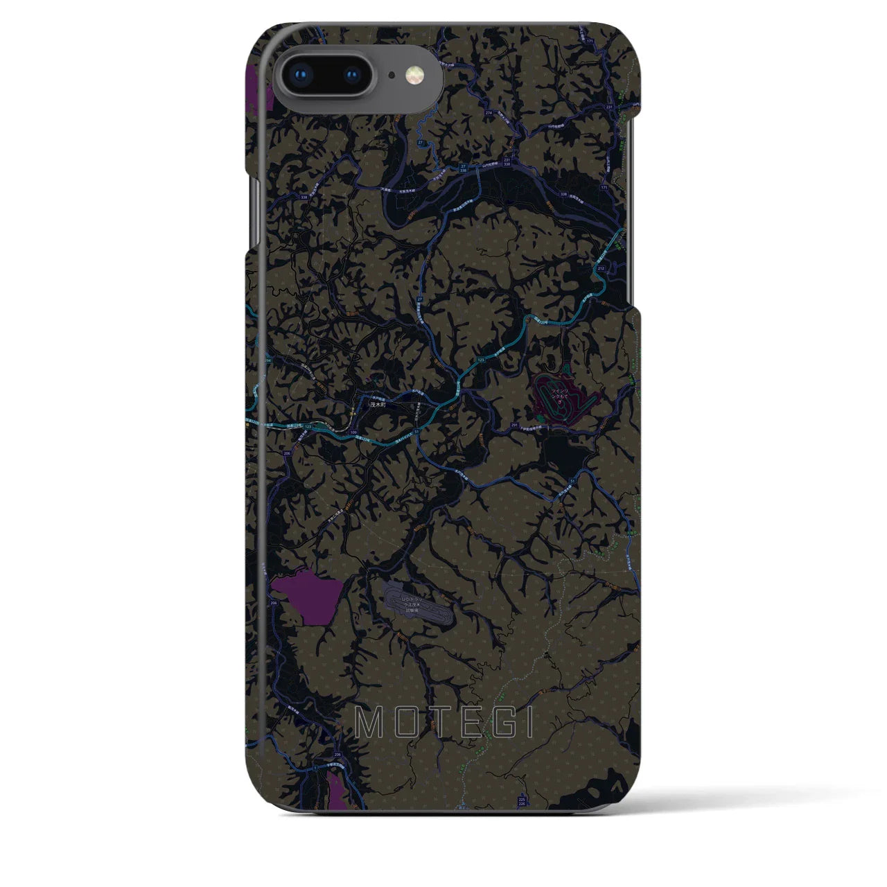 【茂木(栃木県)】地図柄iPhoneケース(バックカバータイプ)