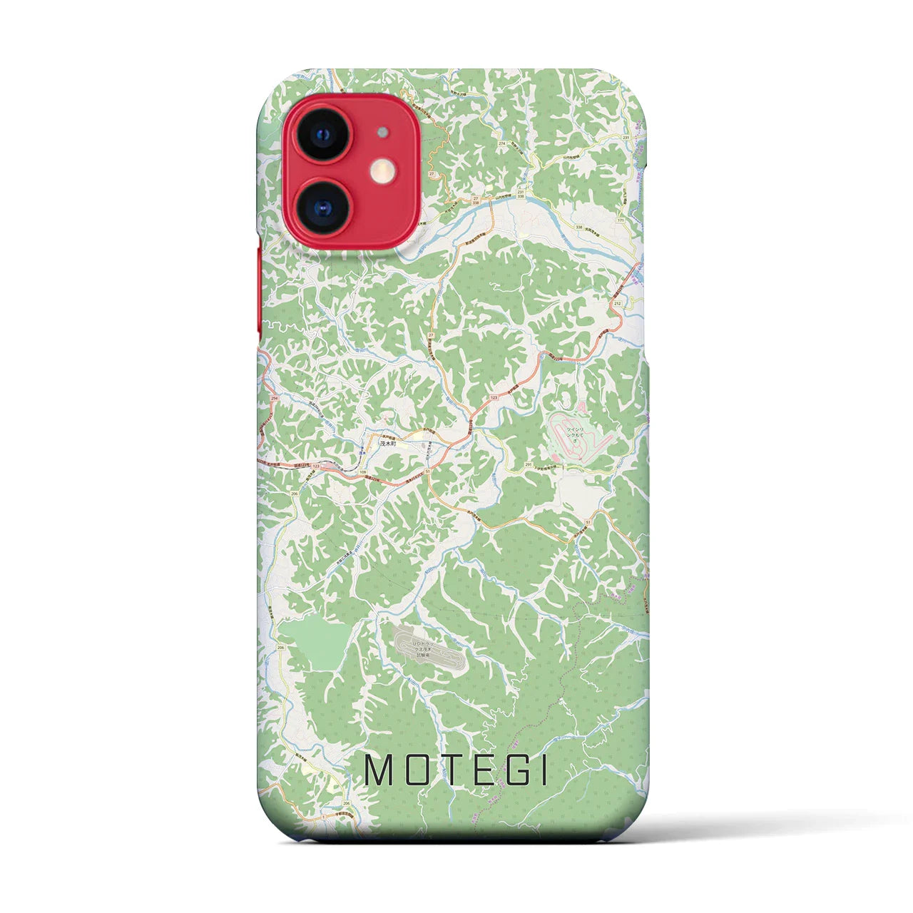 【茂木(栃木県)】地図柄iPhoneケース(バックカバータイプ)