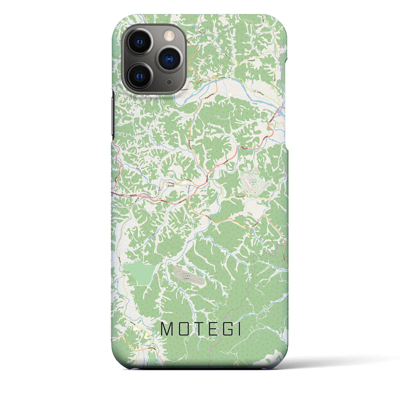 【茂木(栃木県)】地図柄iPhoneケース(バックカバータイプ)