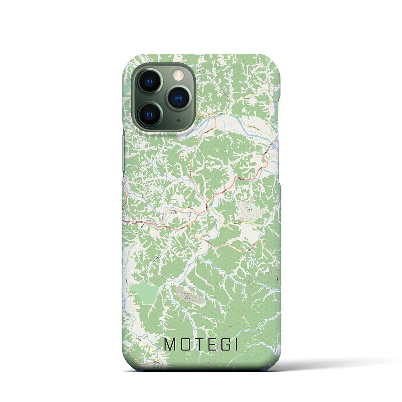 【茂木(栃木県)】地図柄iPhoneケース(バックカバータイプ)
