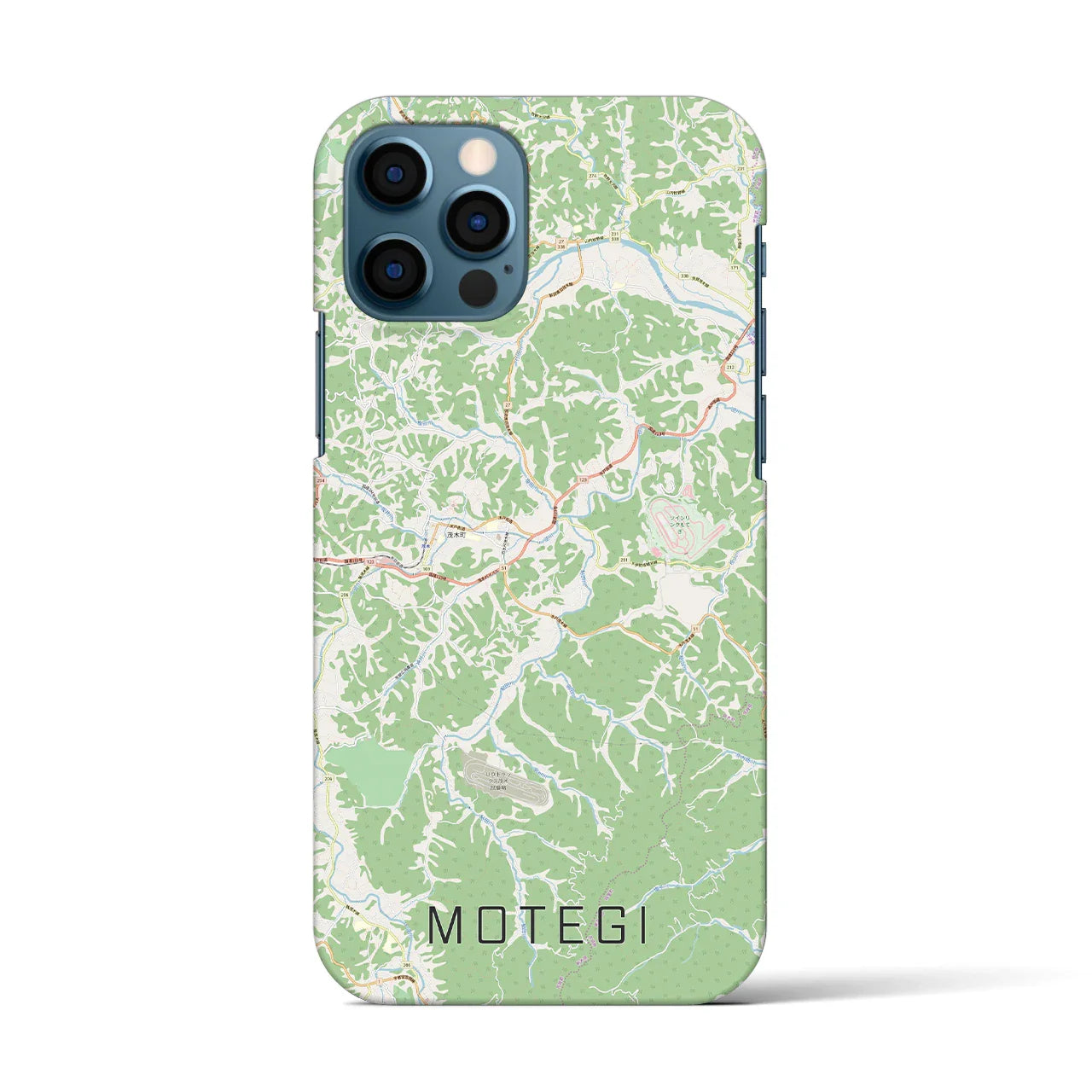 【茂木(栃木県)】地図柄iPhoneケース(バックカバータイプ)