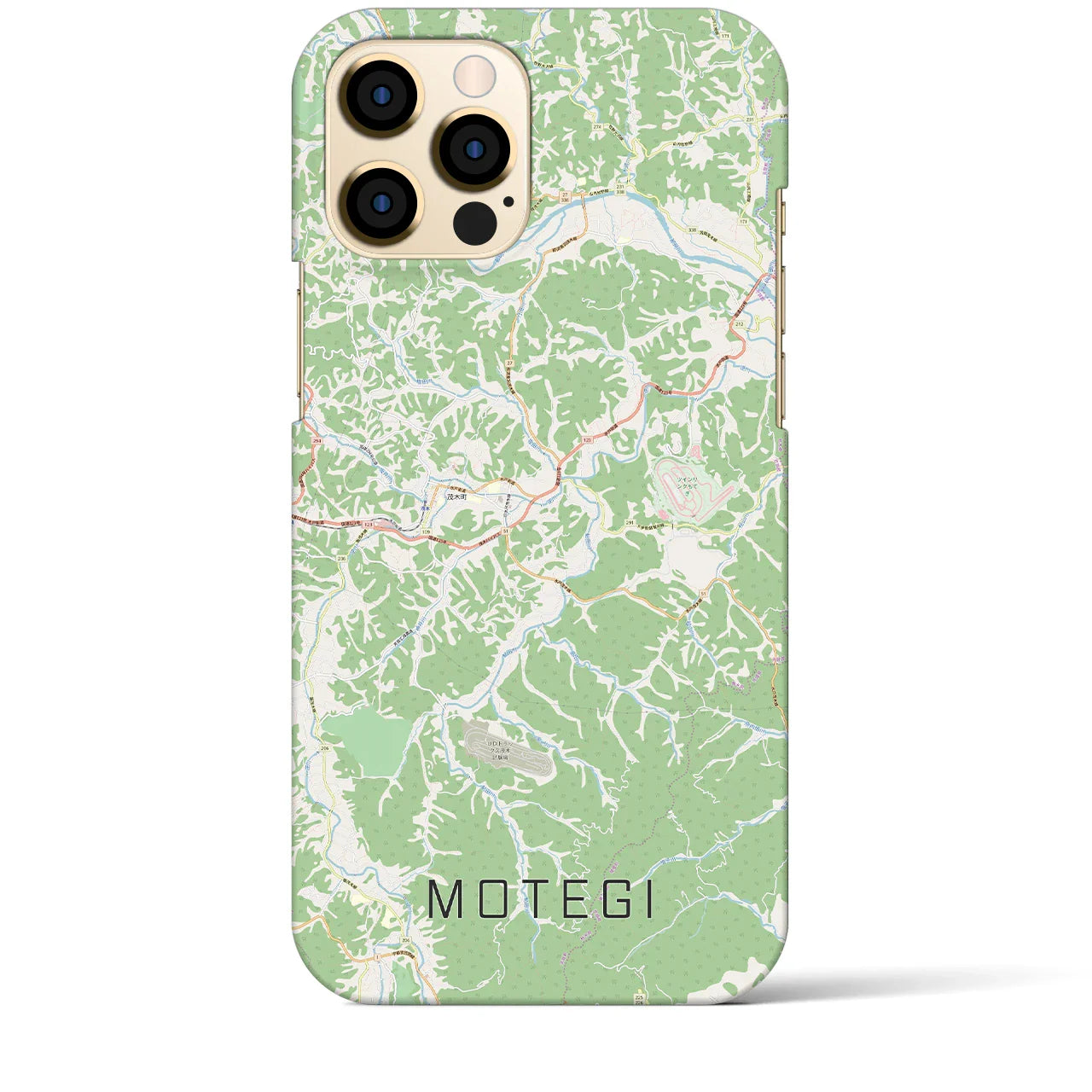 【茂木(栃木県)】地図柄iPhoneケース(バックカバータイプ)