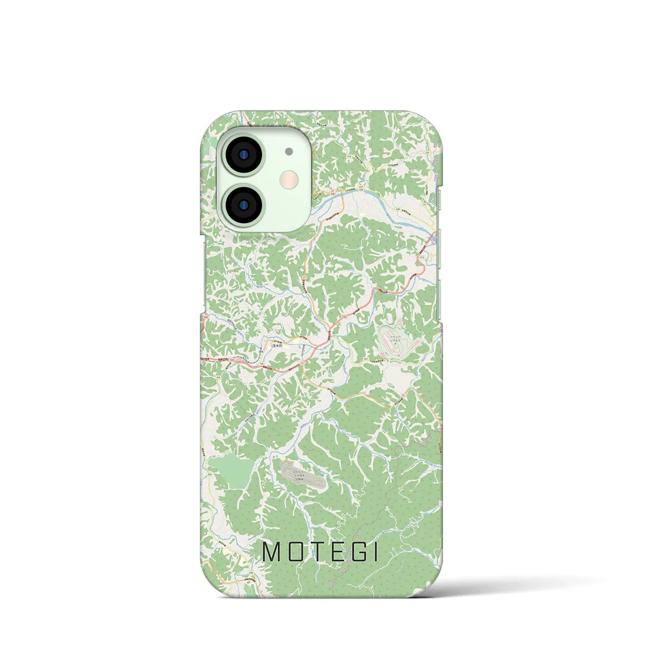 【茂木(栃木県)】地図柄iPhoneケース(バックカバータイプ)