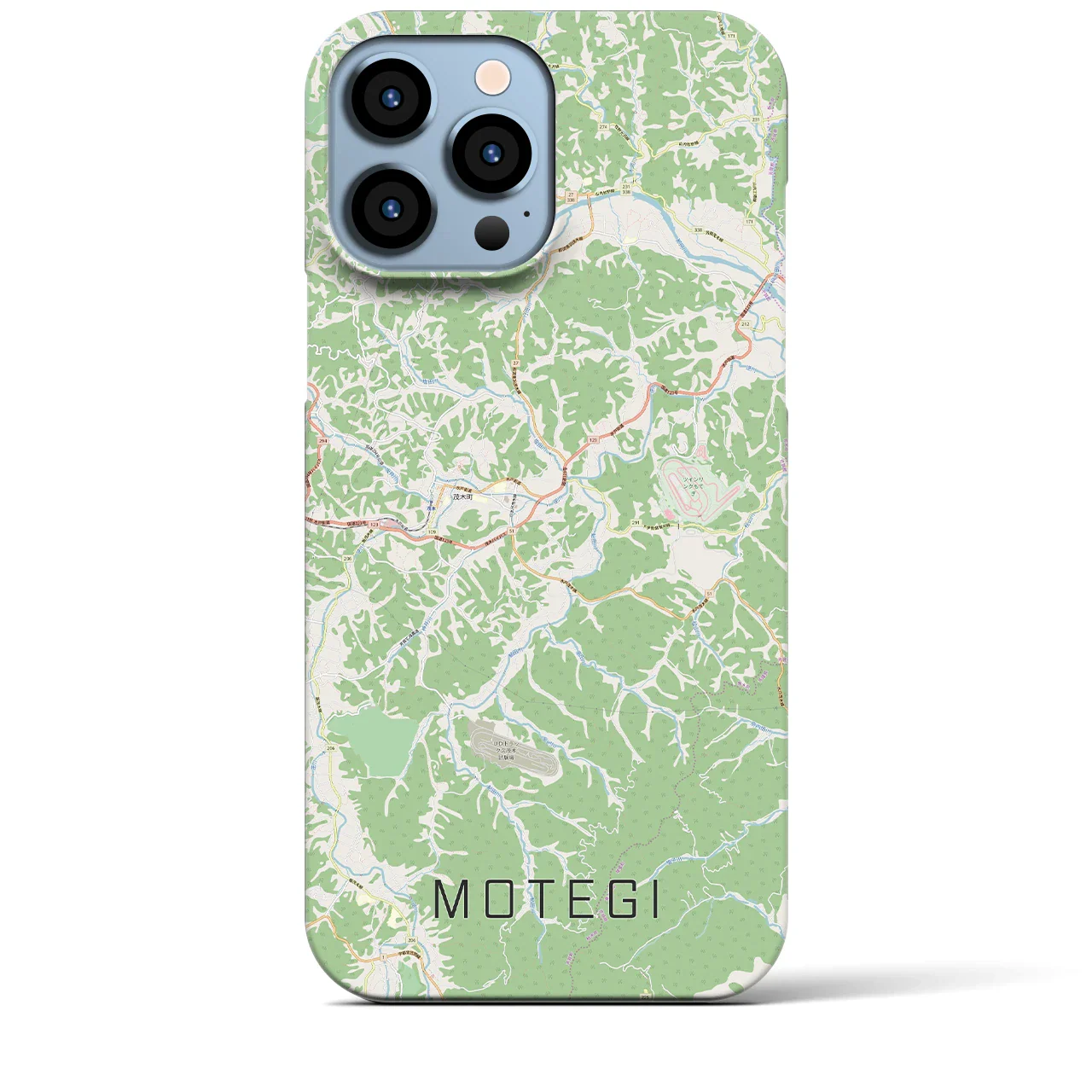 【茂木(栃木県)】地図柄iPhoneケース(バックカバータイプ)
