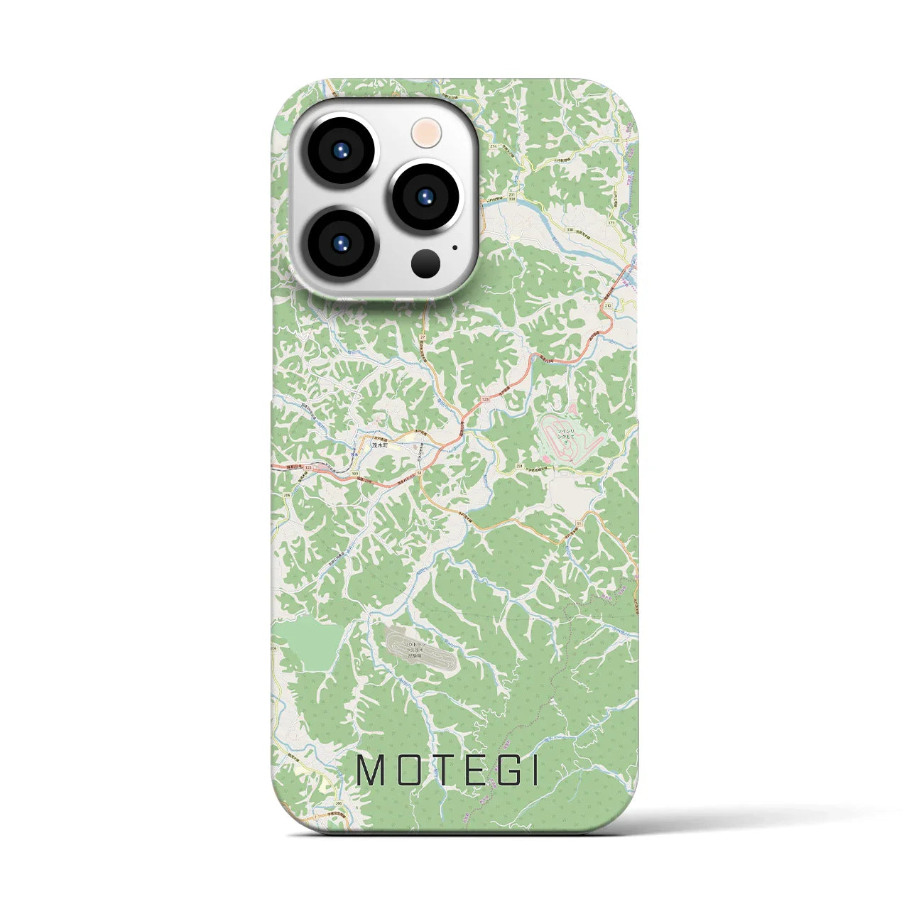 【茂木(栃木県)】地図柄iPhoneケース(バックカバータイプ)