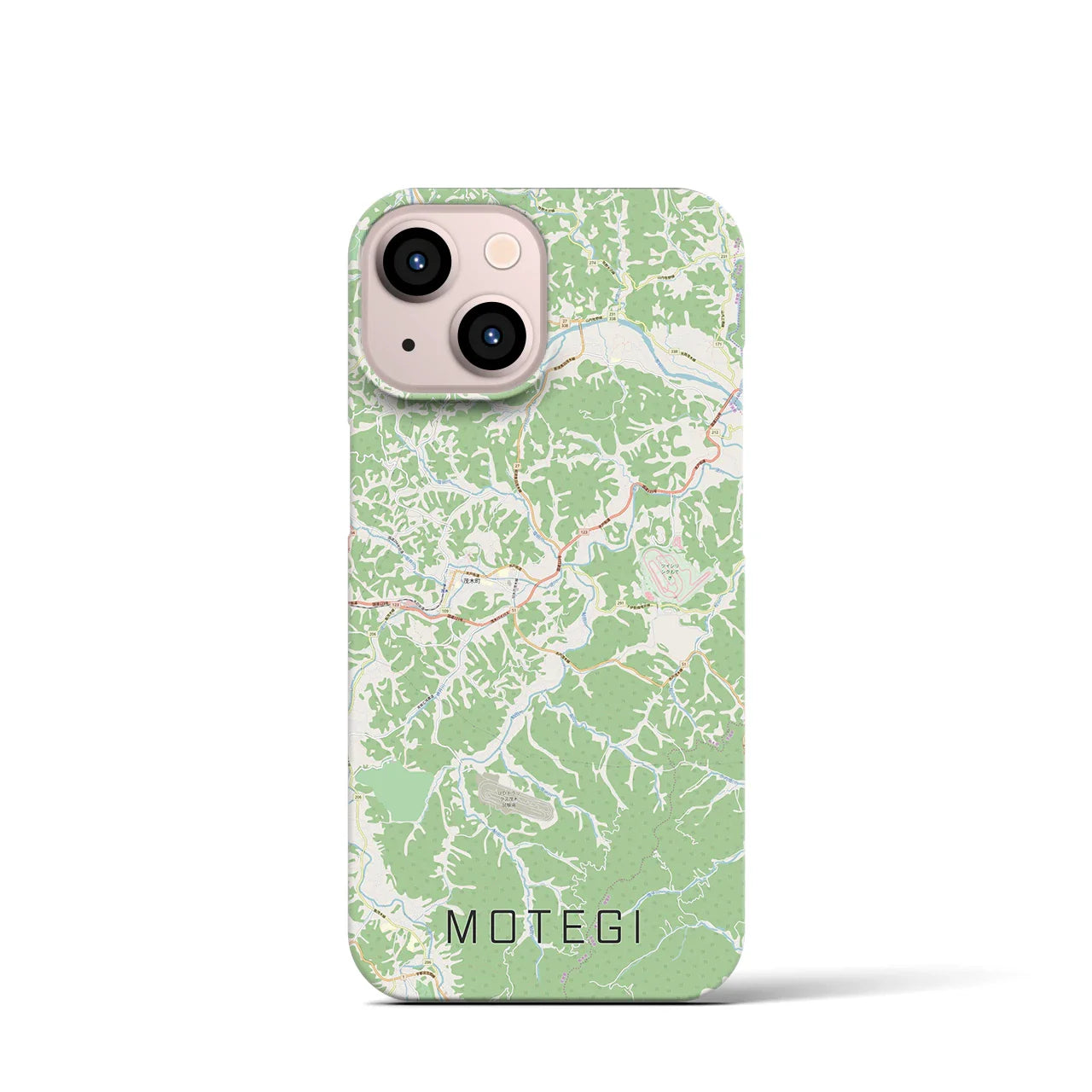 【茂木(栃木県)】地図柄iPhoneケース(バックカバータイプ)