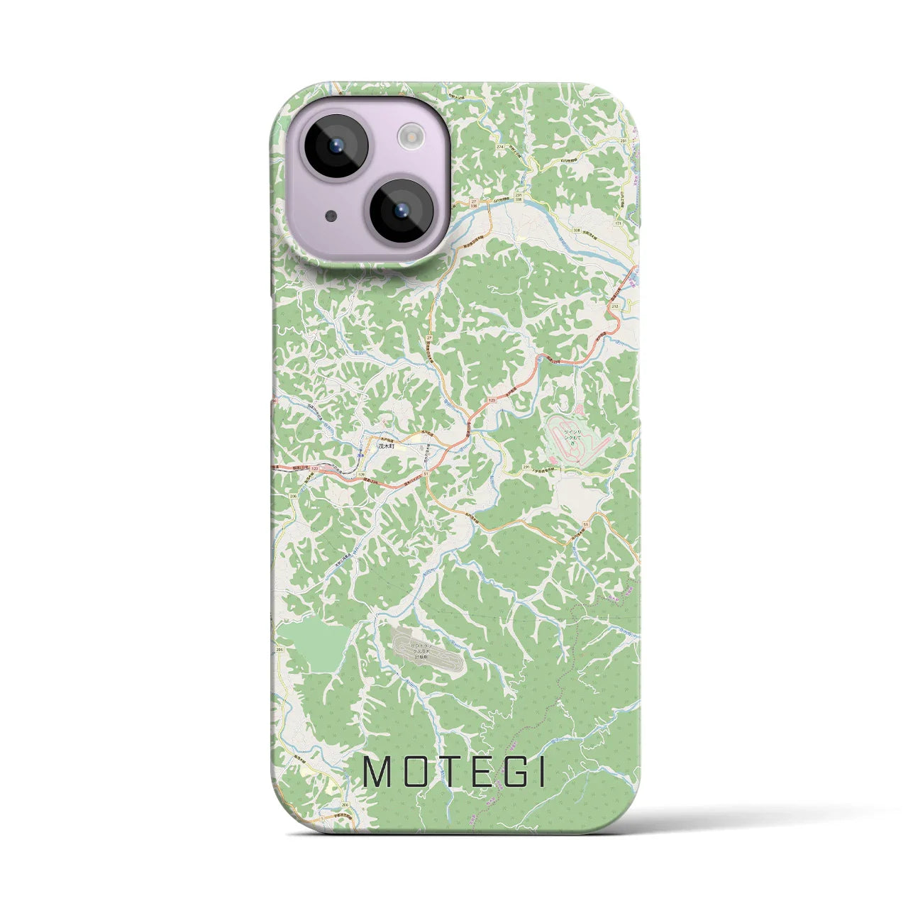 【茂木(栃木県)】地図柄iPhoneケース(バックカバータイプ)