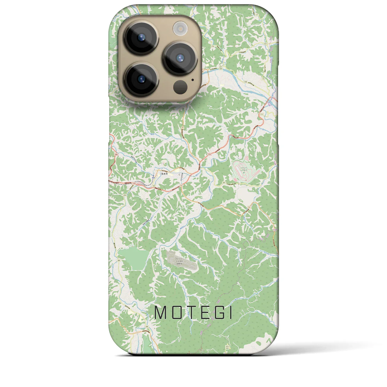 【茂木(栃木県)】地図柄iPhoneケース(バックカバータイプ)