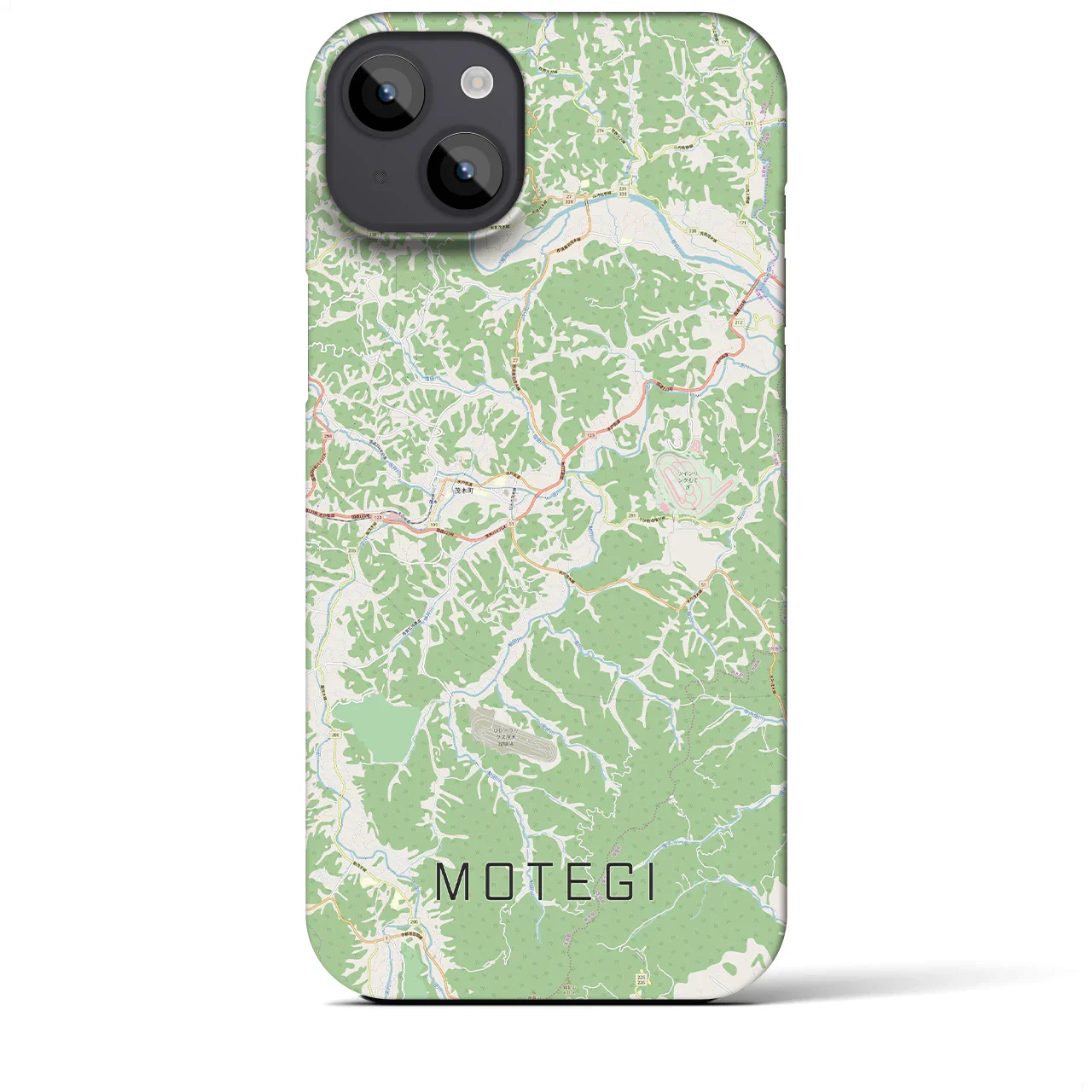 【茂木(栃木県)】地図柄iPhoneケース(バックカバータイプ)