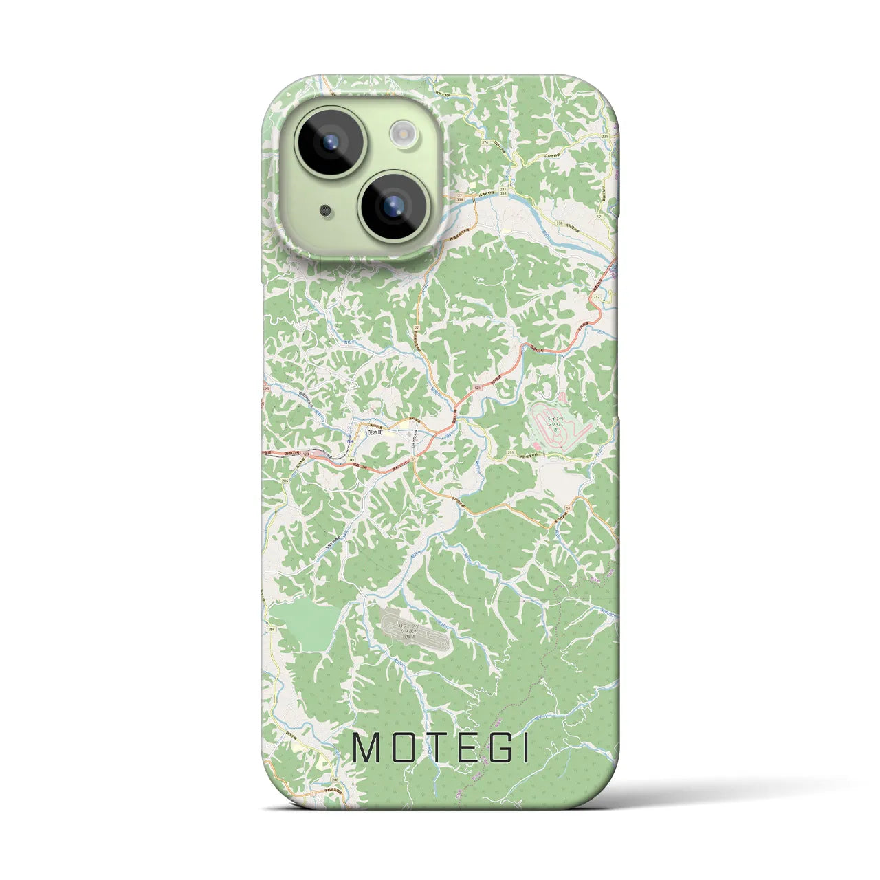 【茂木(栃木県)】地図柄iPhoneケース(バックカバータイプ)
