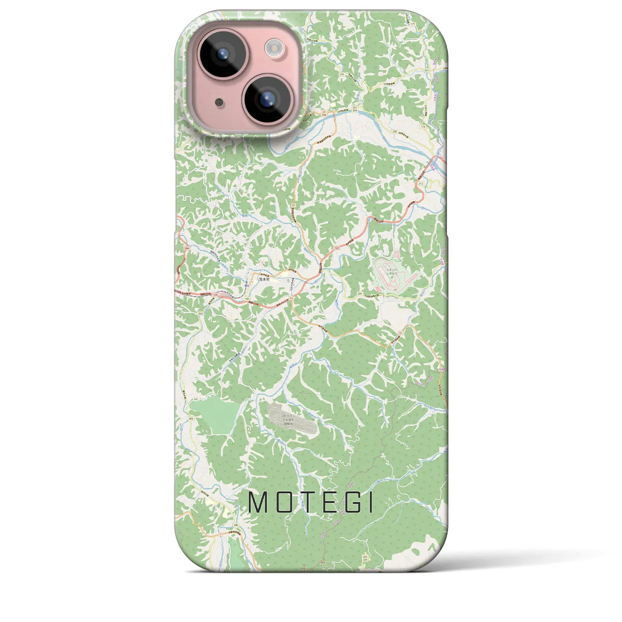 【茂木(栃木県)】地図柄iPhoneケース(バックカバータイプ)