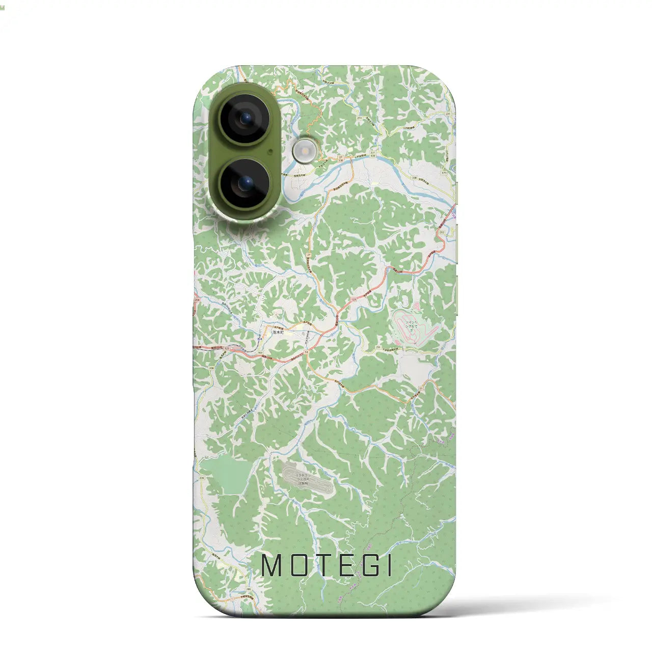 【茂木(栃木県)】地図柄iPhoneケース(バックカバータイプ)ナチュラル・iPhone 17 Pro Max 用