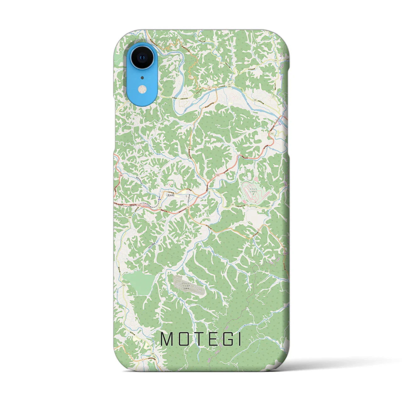 【茂木(栃木県)】地図柄iPhoneケース(バックカバータイプ)