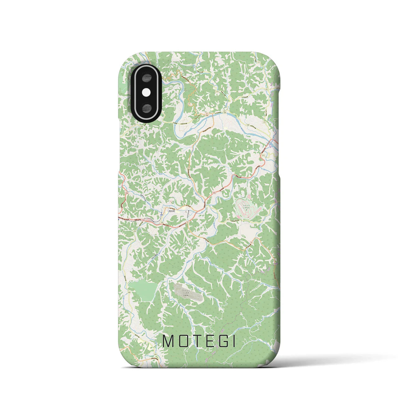 【茂木(栃木県)】地図柄iPhoneケース(バックカバータイプ)