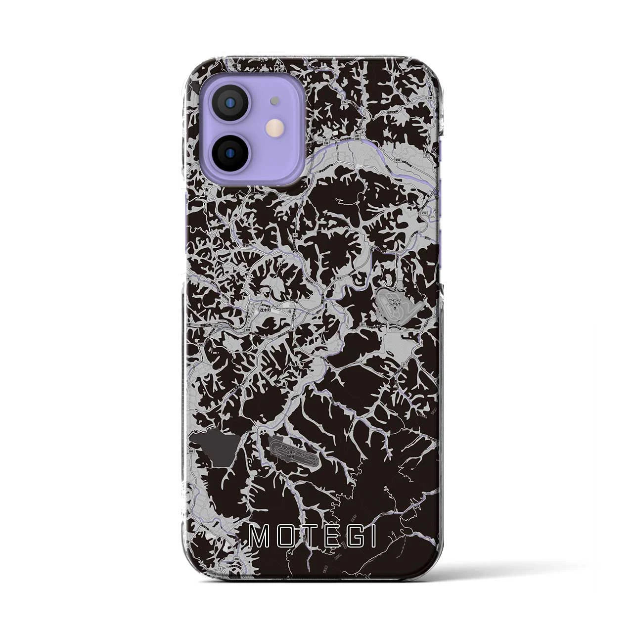 【茂木(栃木県)】地図柄iPhoneケース(クリアタイプ)