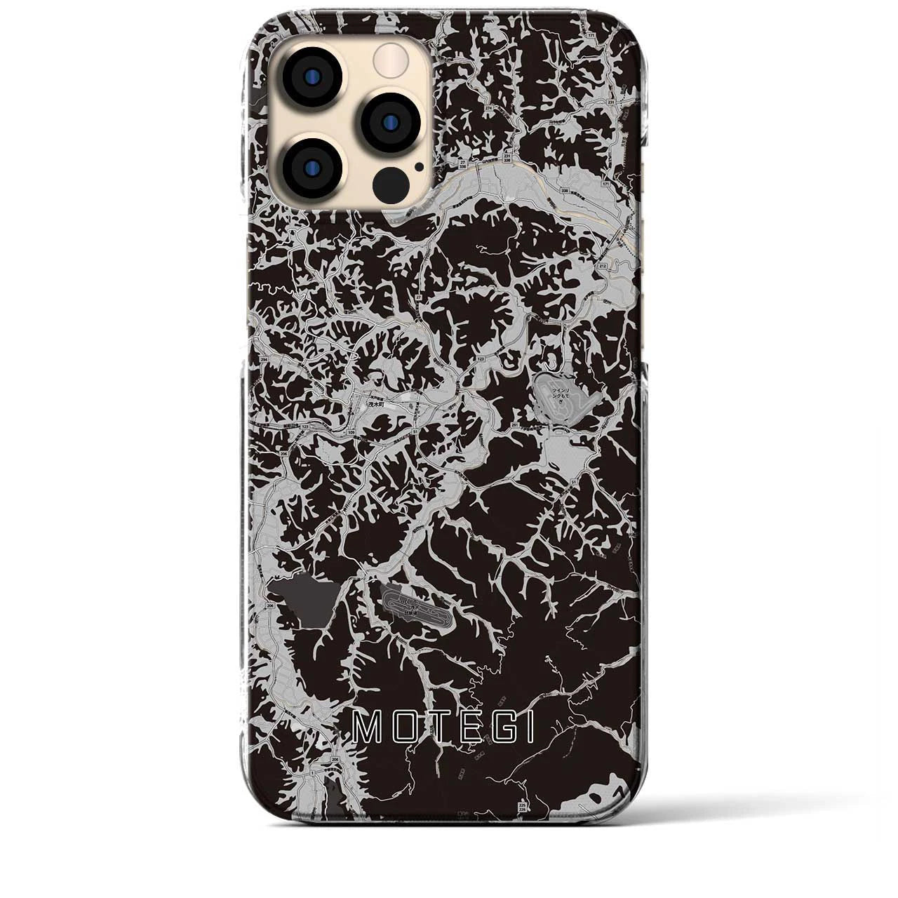 【茂木(栃木県)】地図柄iPhoneケース(クリアタイプ)