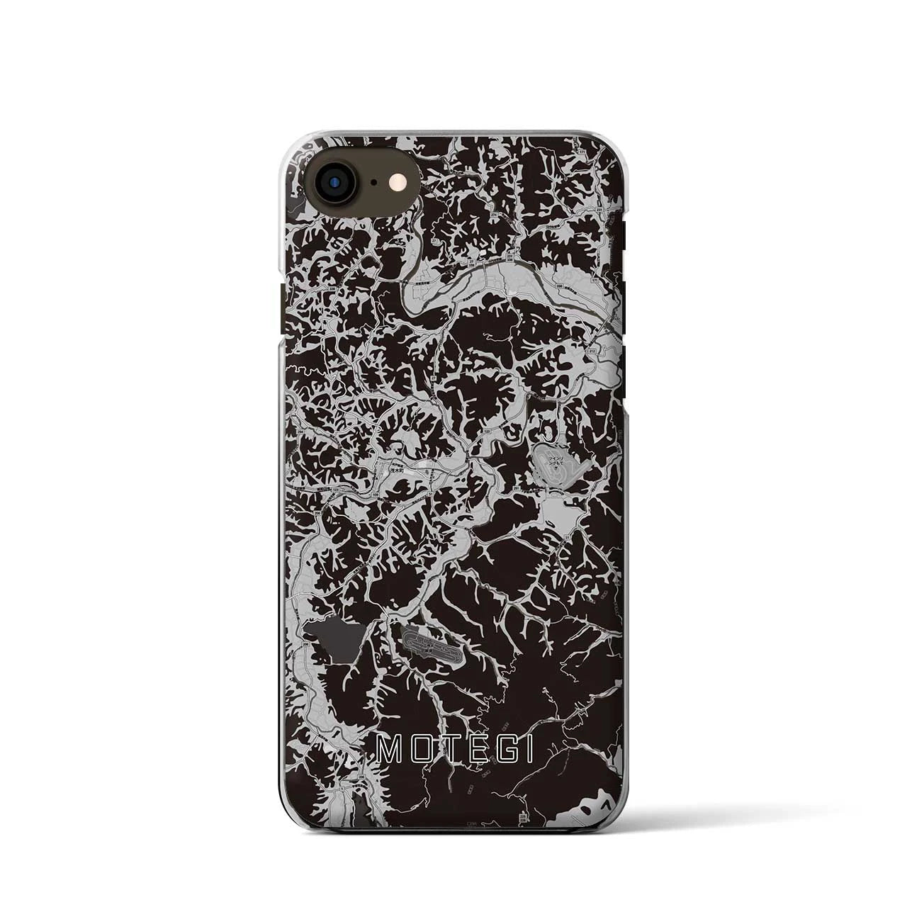 【茂木(栃木県)】地図柄iPhoneケース(クリアタイプ)