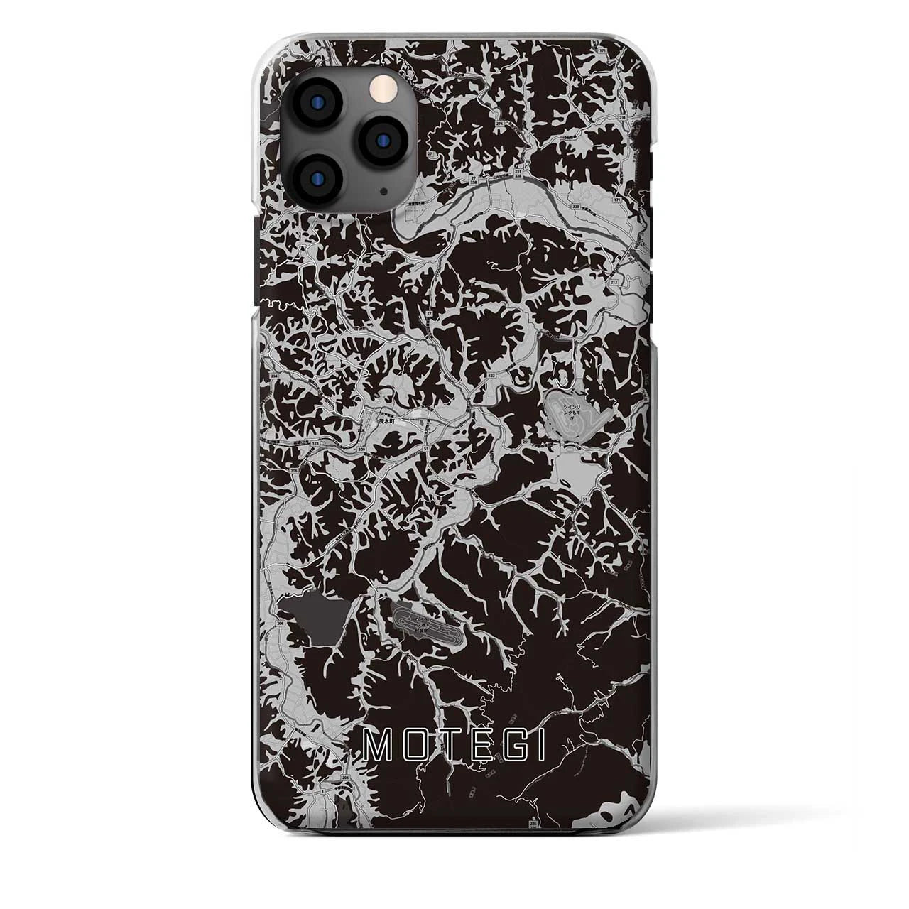 【茂木(栃木県)】地図柄iPhoneケース(クリアタイプ)