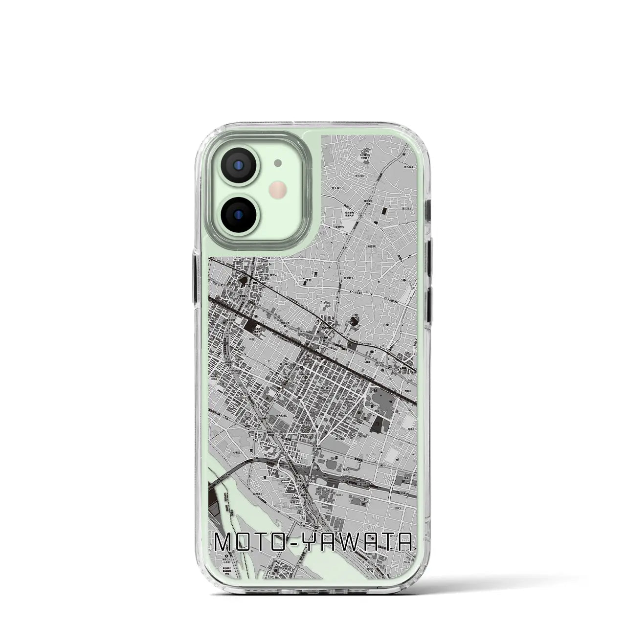 【本八幡(千葉県)】地図柄iPhoneケース(MagSafeタイプ)