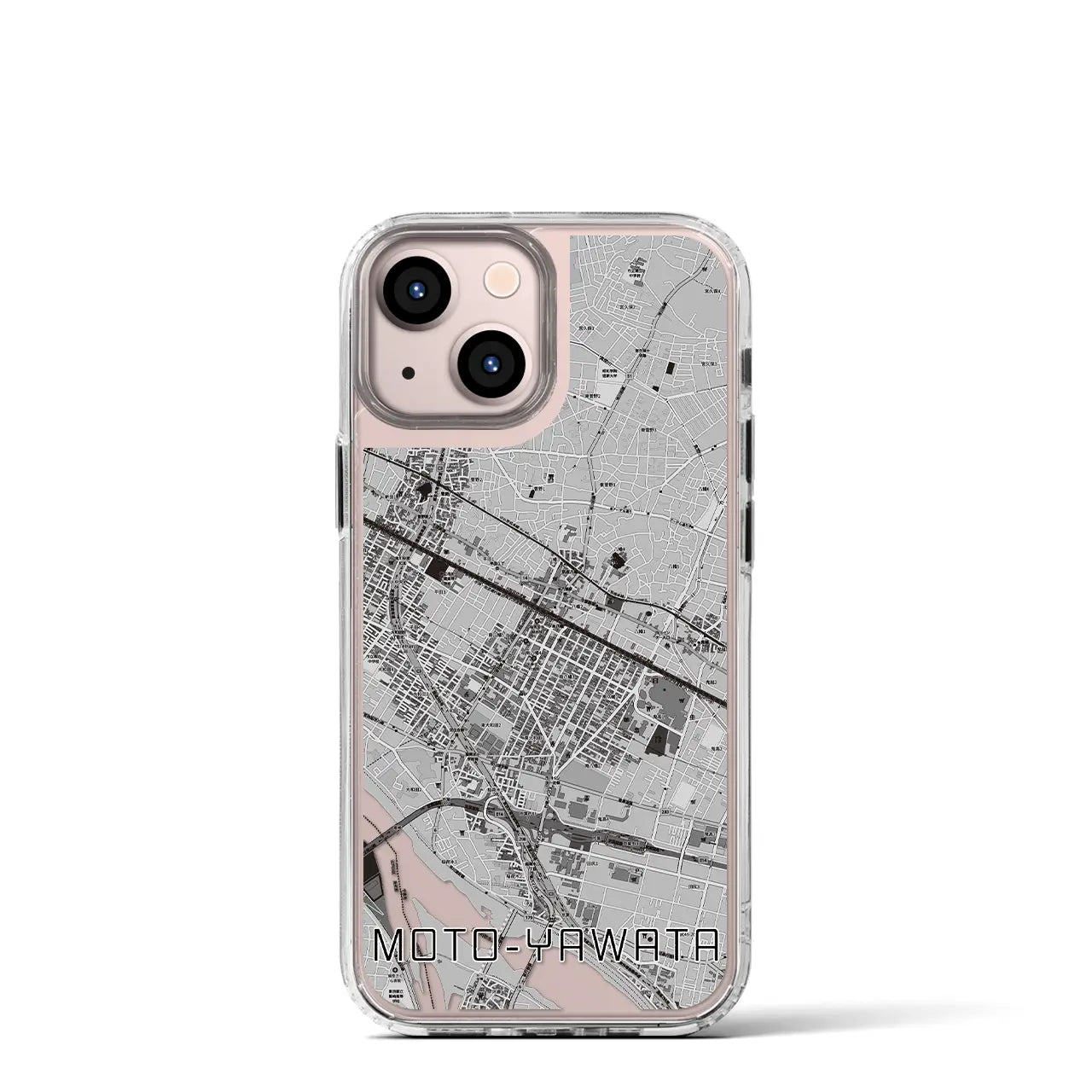 【本八幡(千葉県)】地図柄iPhoneケース(MagSafeタイプ)