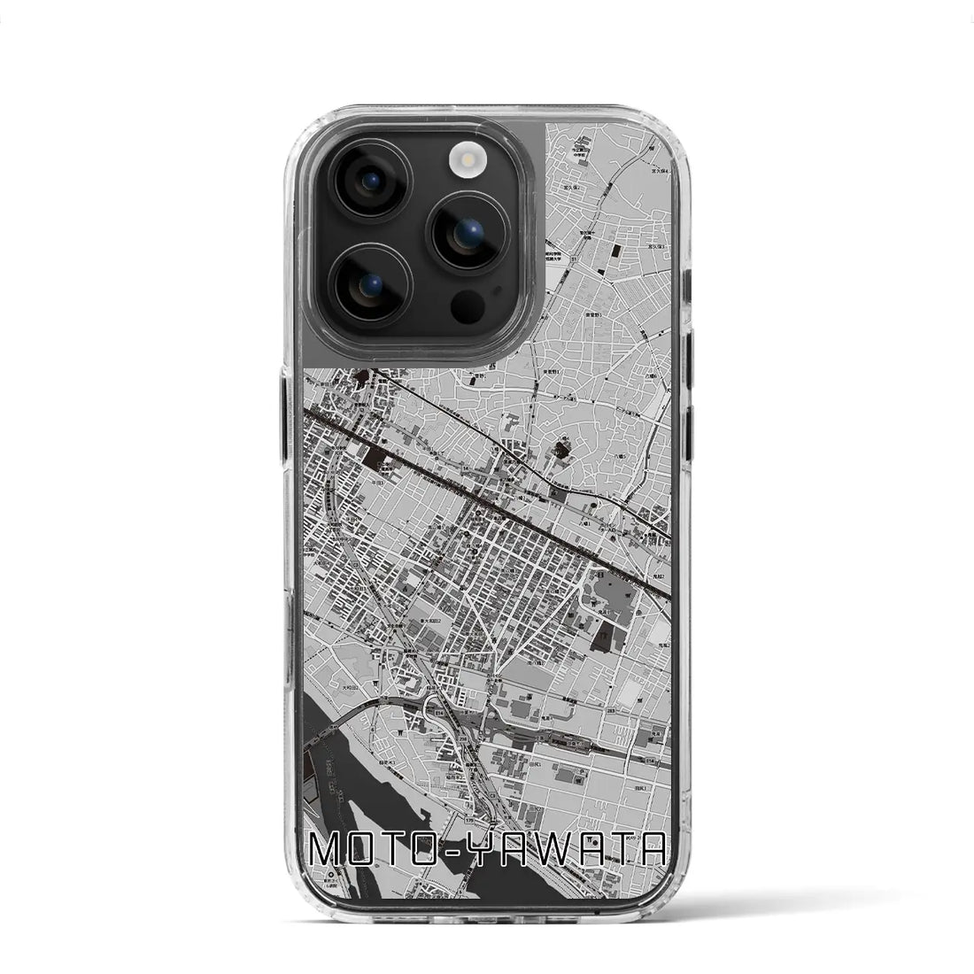 【本八幡(千葉県)】地図柄iPhoneケース(MagSafeタイプ)