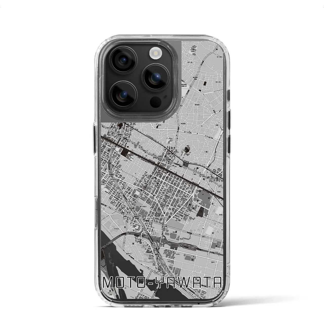 【本八幡(千葉県)】地図柄iPhoneケース(MagSafeタイプ)