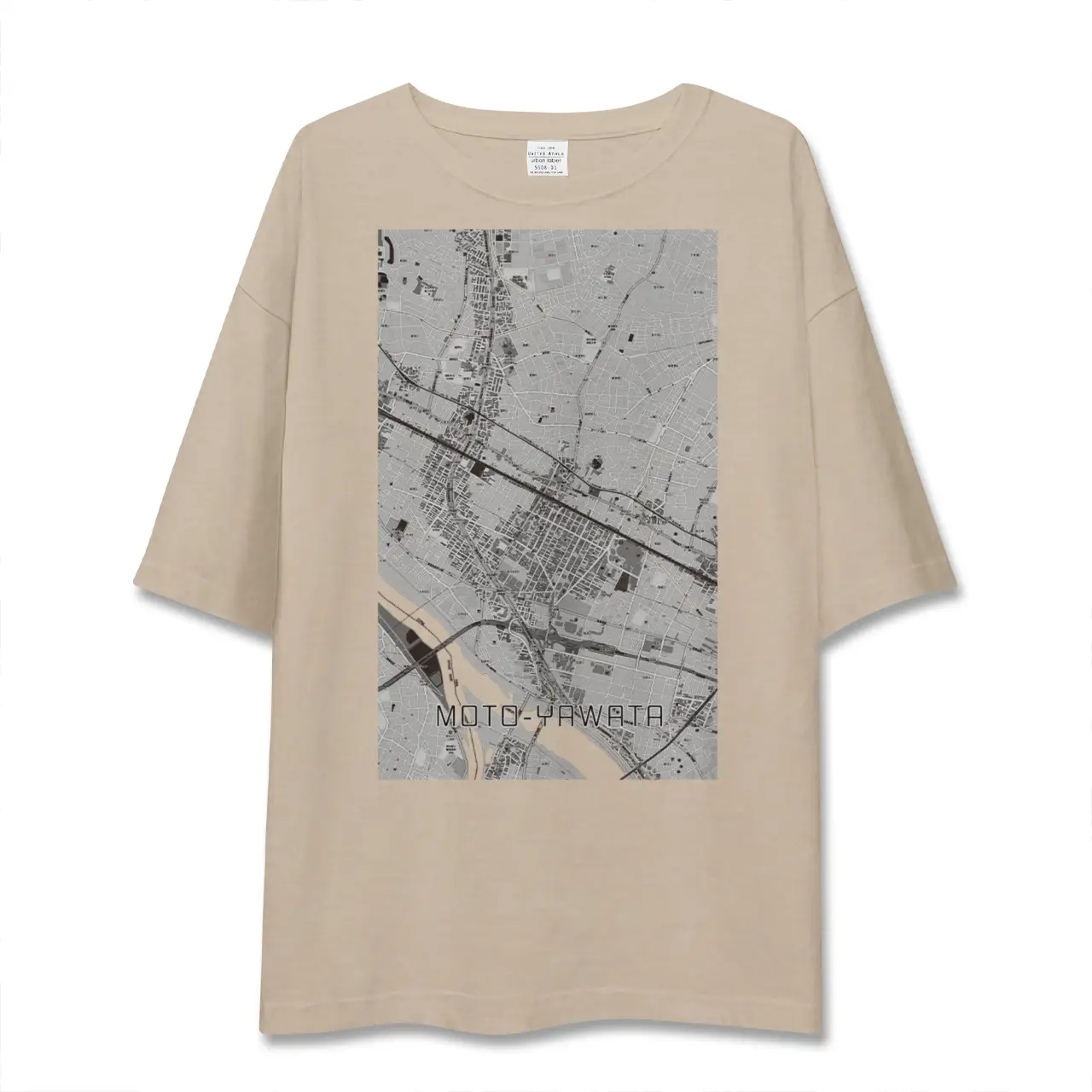 【本八幡(千葉県)】地図柄ビッグシルエットTシャツ