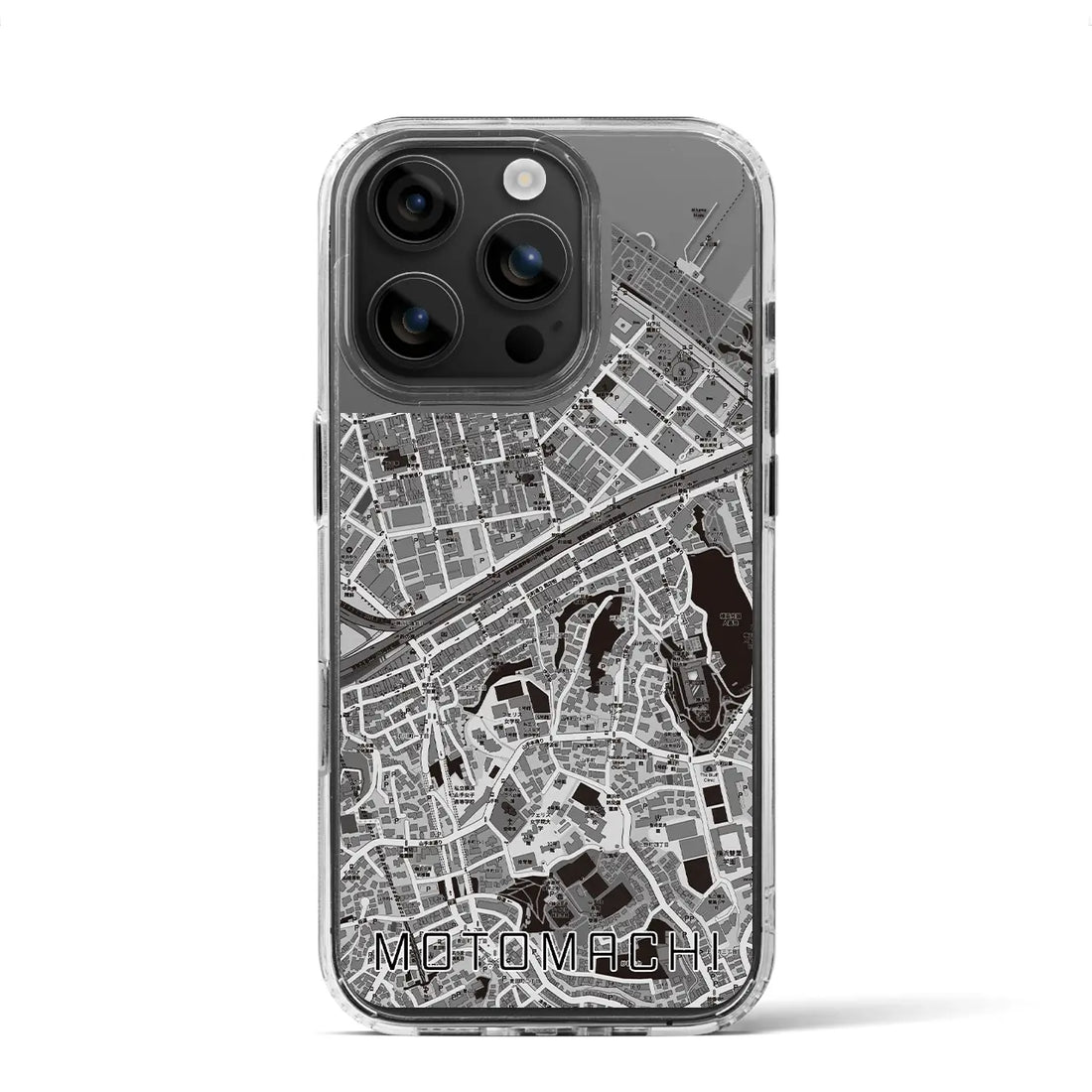 【元町(神奈川県)】地図柄iPhoneケース(MagSafeタイプ)