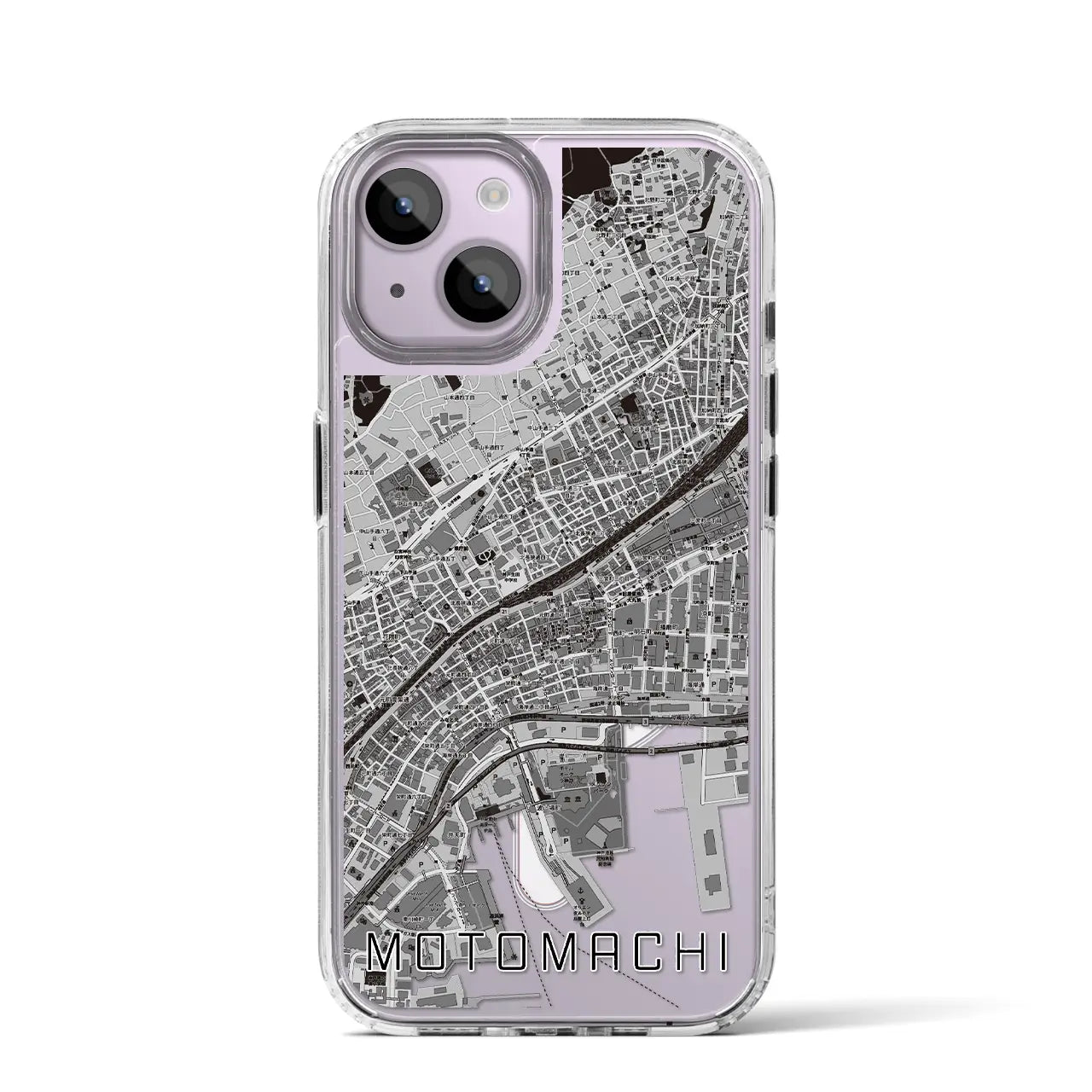 【元町(兵庫県)】地図柄iPhoneケース(MagSafeタイプ)