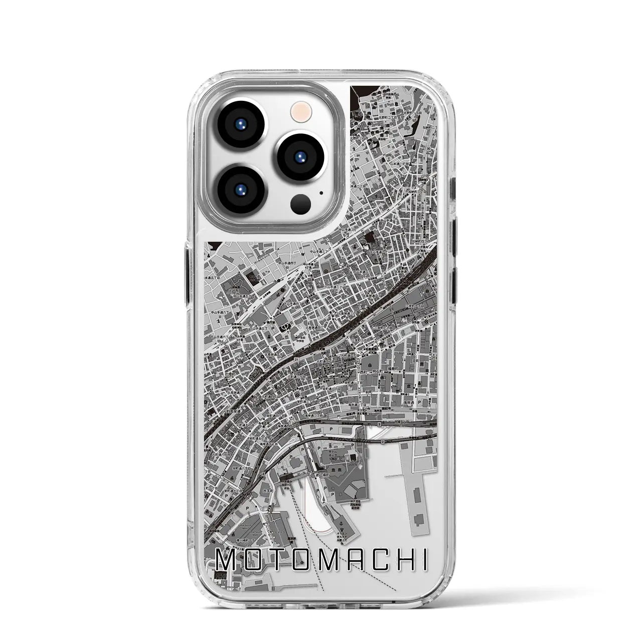 【元町(兵庫県)】地図柄iPhoneケース(MagSafeタイプ)