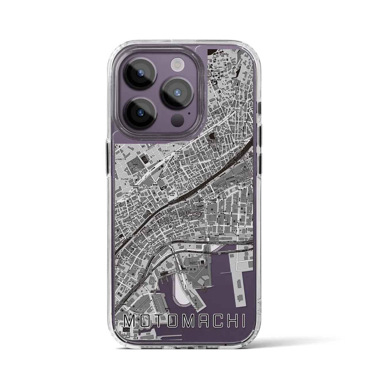 【元町(兵庫県)】地図柄iPhoneケース(MagSafeタイプ)