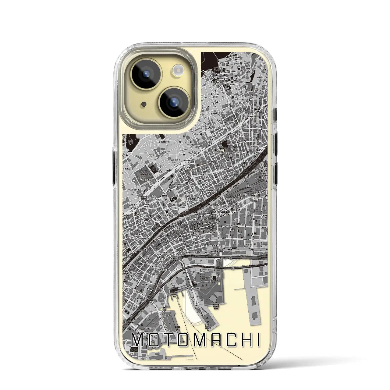 【元町(兵庫県)】地図柄iPhoneケース(MagSafeタイプ)