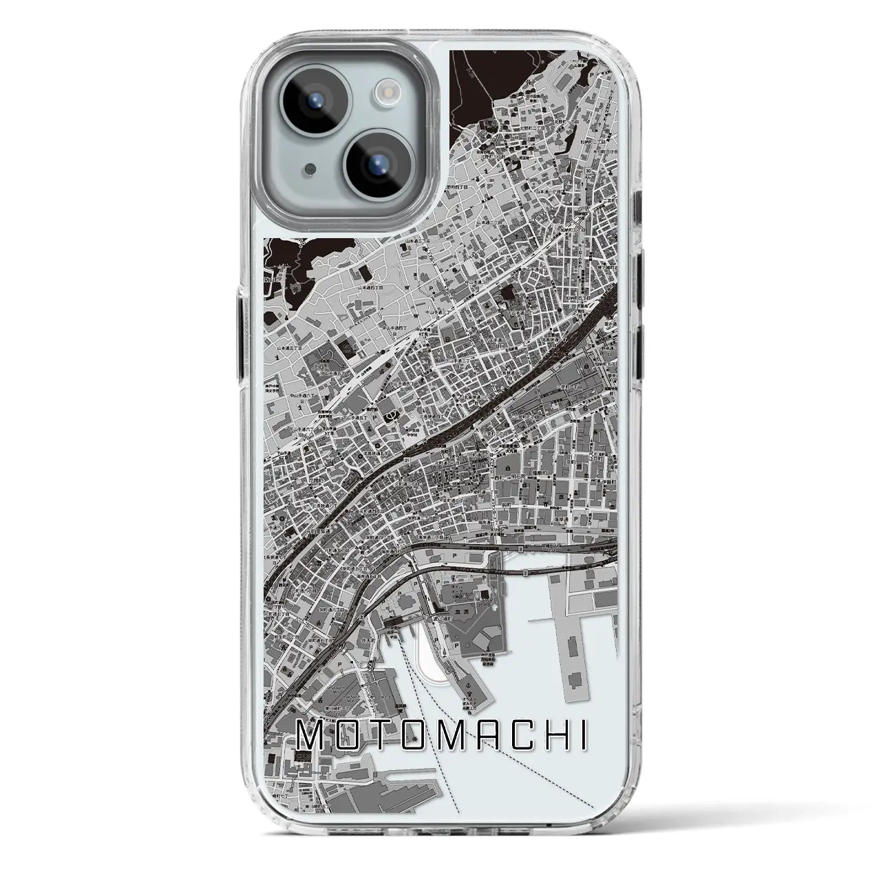 【元町(兵庫県)】地図柄iPhoneケース(MagSafeタイプ)