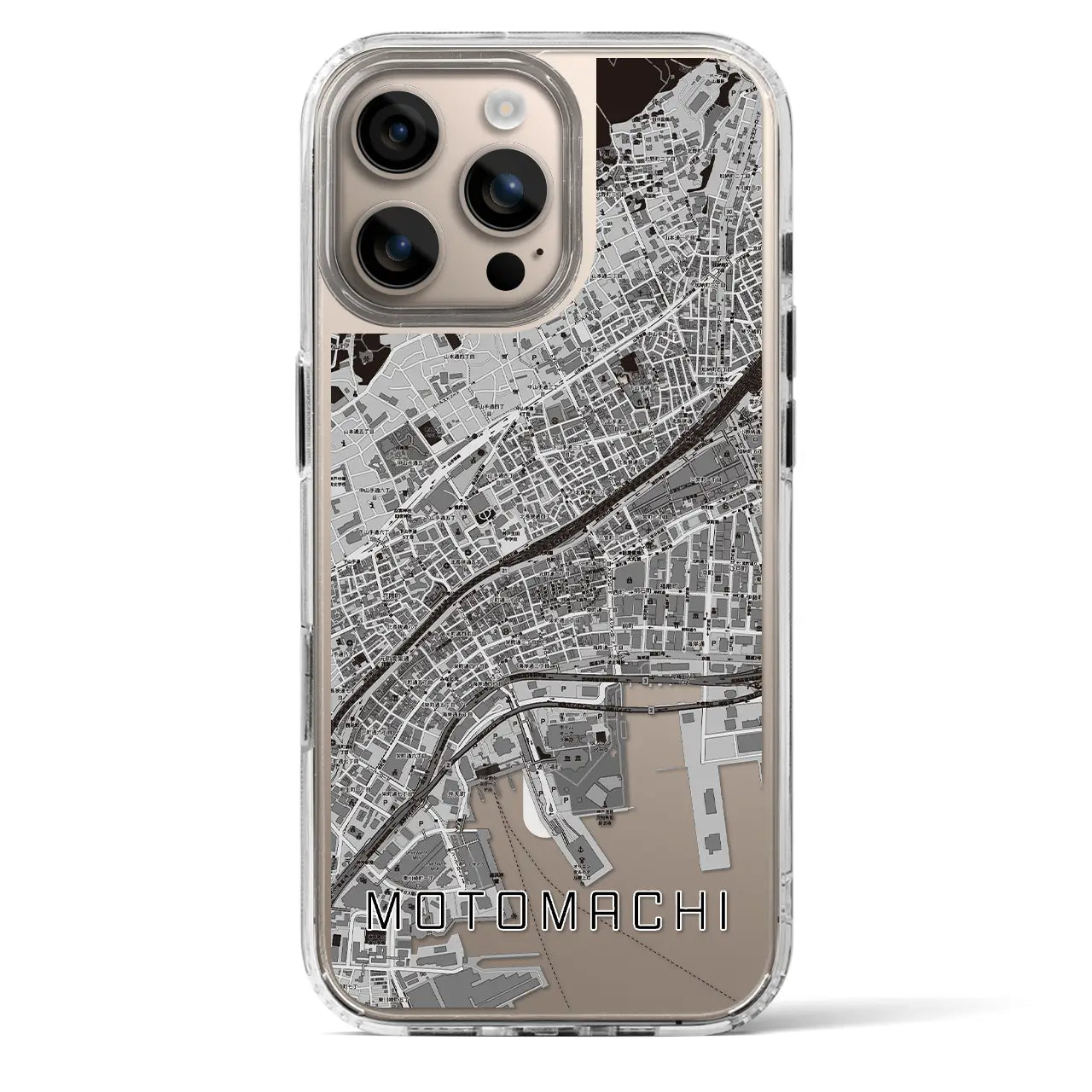 【元町(兵庫県)】地図柄iPhoneケース(MagSafeタイプ)