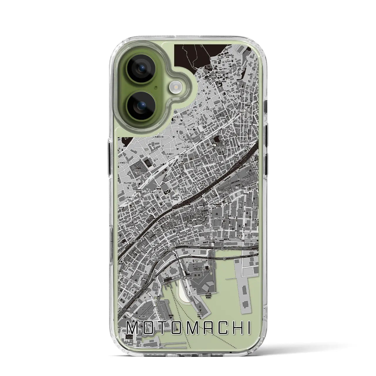 【元町(兵庫県)】地図柄iPhoneケース(MagSafeタイプ)