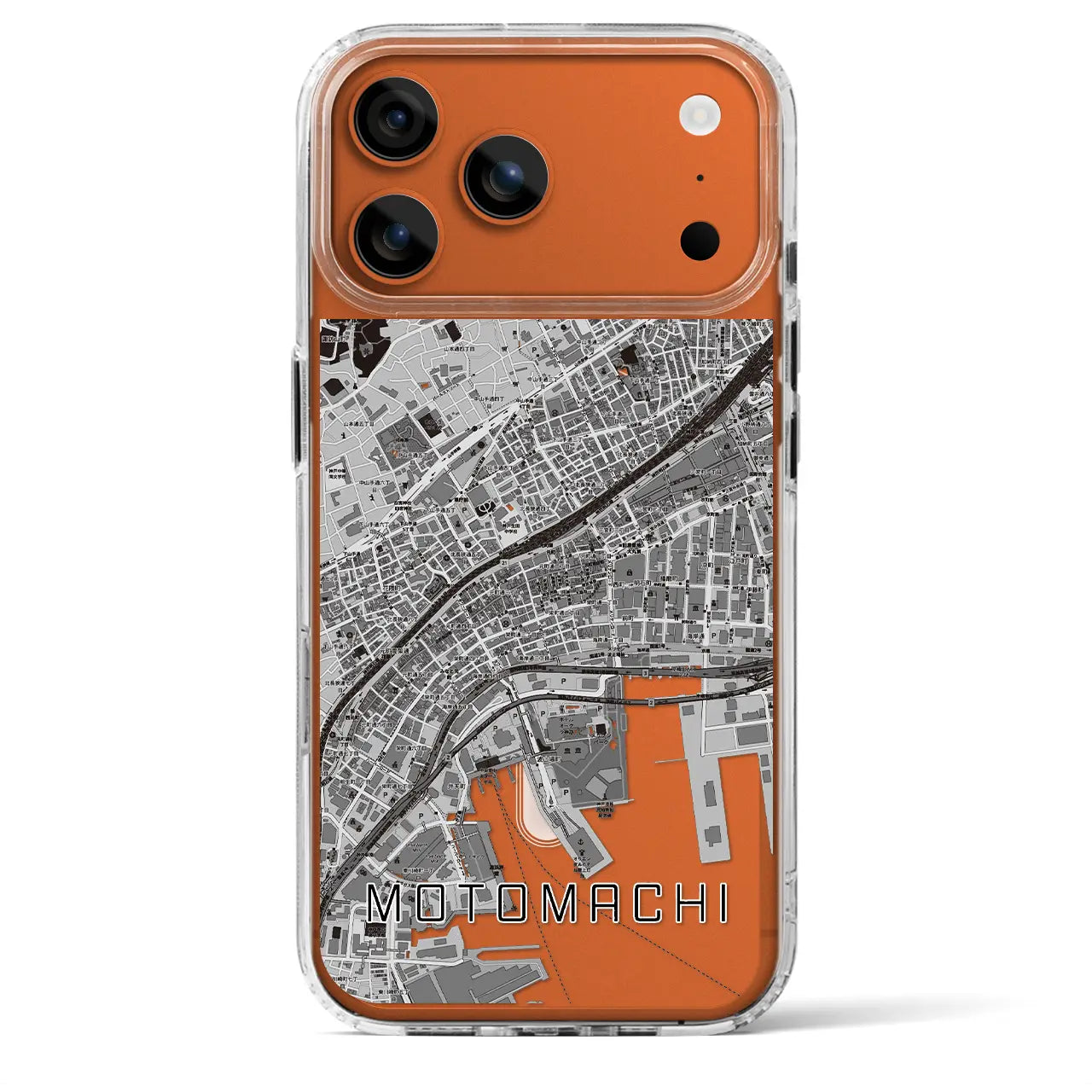 【元町(兵庫県)】地図柄iPhoneケース(MagSafeタイプ)