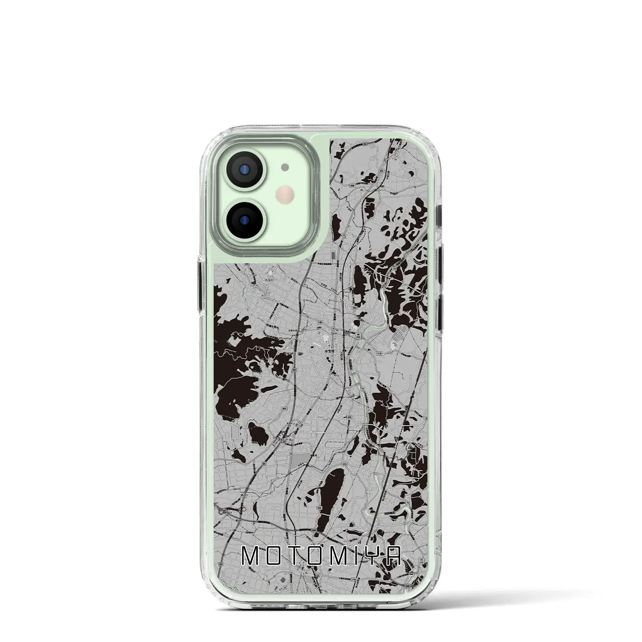 【本宮(福島県)】地図柄iPhoneケース(MagSafeタイプ)