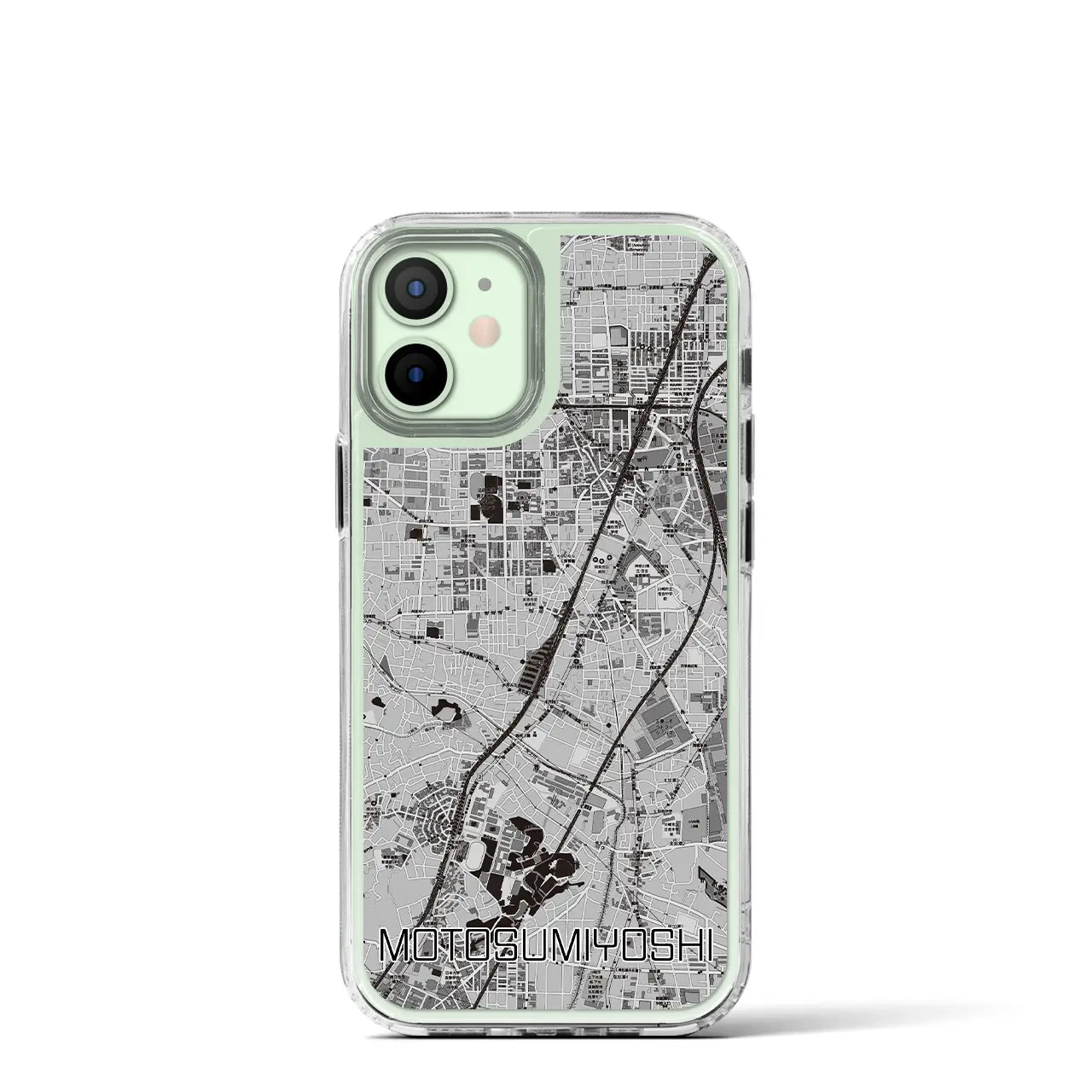 【元住吉(神奈川県)】地図柄iPhoneケース(MagSafeタイプ)